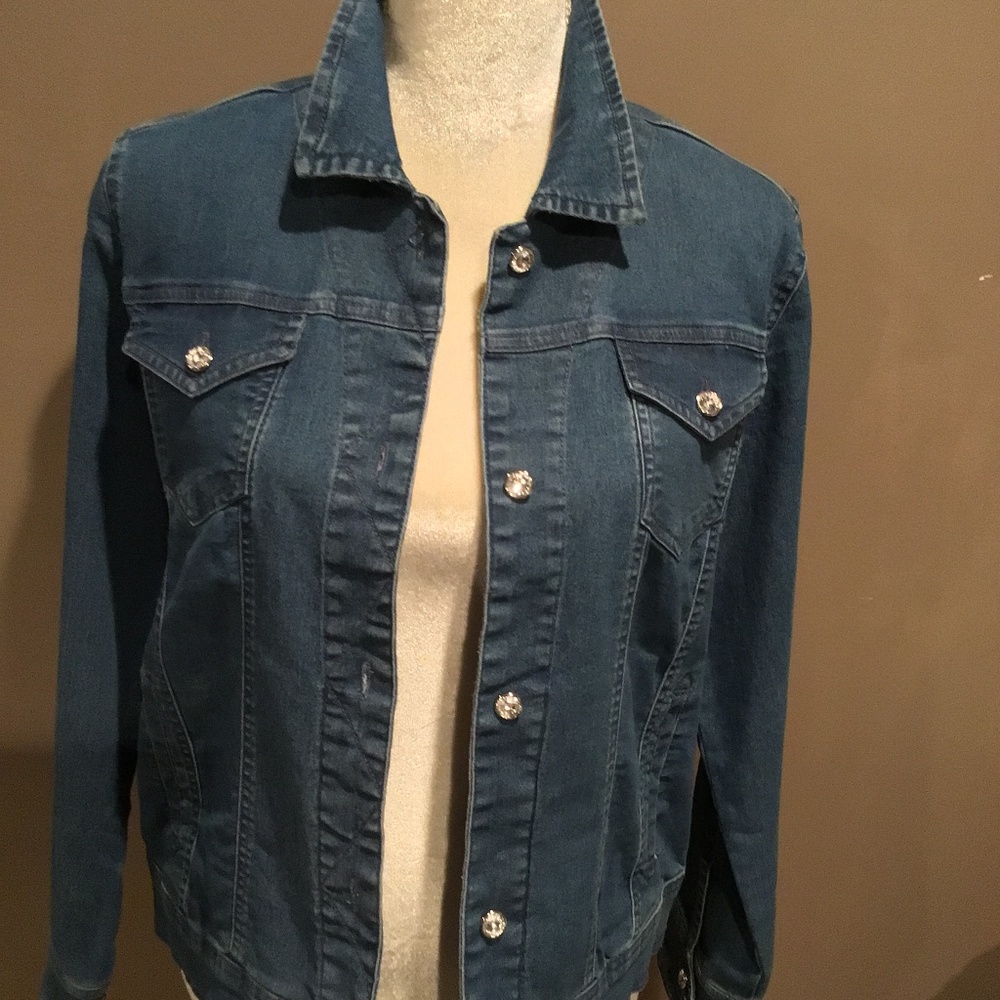 Get Lucky USA Stretch Denim Jean Jacket